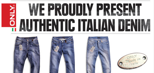  Only重磅推出2012意大利牛仔裤 