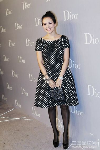 章子怡红毯装扮  Dior 礼服搭配晋升奢侈品牌女王(图1)
