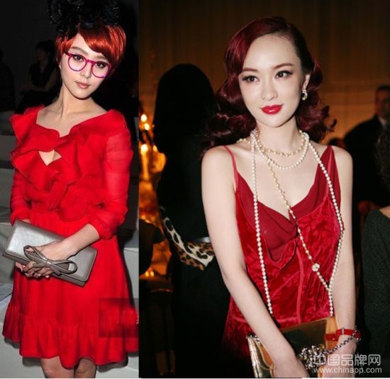 霍思燕Dior红色礼服艳冠全场 叫板范冰冰斗气场(图3)
