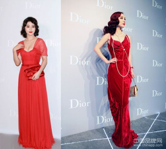 霍思燕Dior红色礼服艳冠全场 叫板范冰冰斗气场(图1)