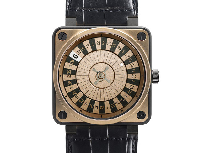 BELL&ROSS 微型赌场 旋转轮盘腕表