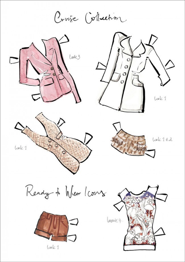 Louis Vuitton 2013 春夏系列 时装纸娃娃