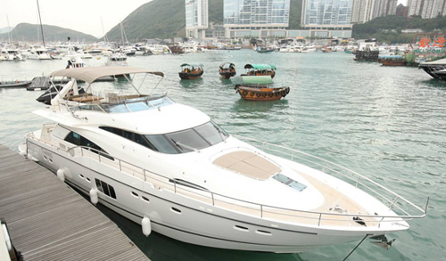 Fairline Squadron 78 游艇来港首度亮相