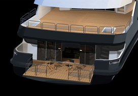 圣汐2014年推出47米三甲板机动豪华游艇