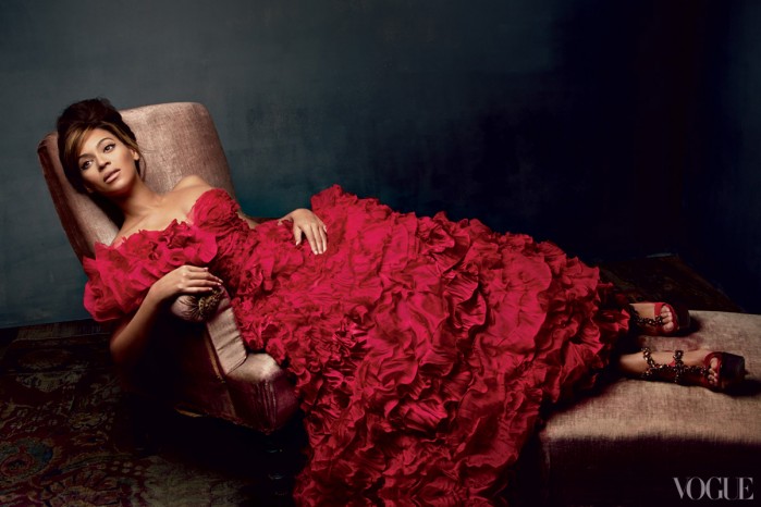 碧昂丝：The Queen B for Vogue US
