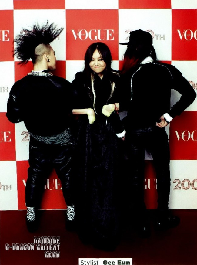 G-Dragon携手太阳登上韩版《Vogue》3月号