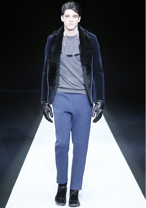 Emporio Armani 2013/14秋冬男装系列：都会科技