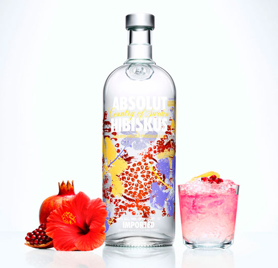 Absolut Vodka首瓶花香伏特加Absolut Hibiskus