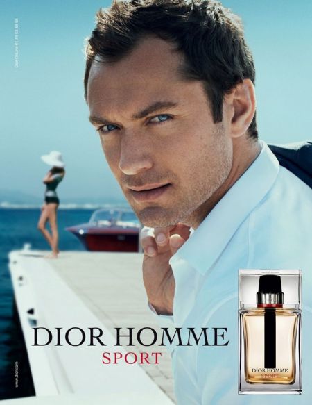 裘德洛担任Dior Homme Sport淡香代言人