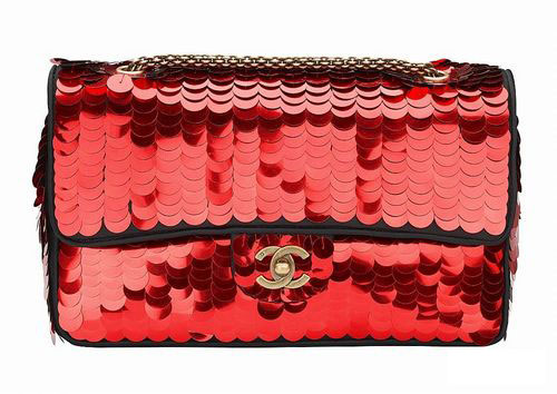 CHANEL世博特别推荐“巴黎-上海”火龙红珠片刺绣 2.55经典款手袋 RMB44,700