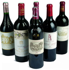 波尔多一级庄2005年份葡萄酒降至五年来最低