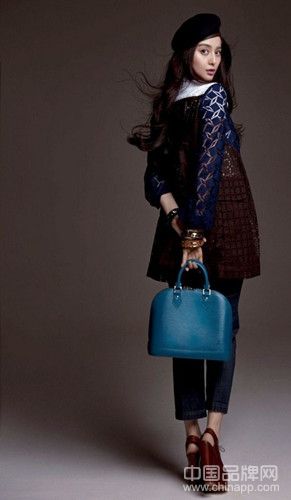 范冰冰×Louis Vuitton EPI Alma Bag 平面广告