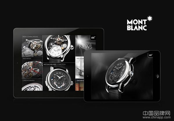 奢侈品牌万宝龙推出iPad应用 虚拟试戴腕表