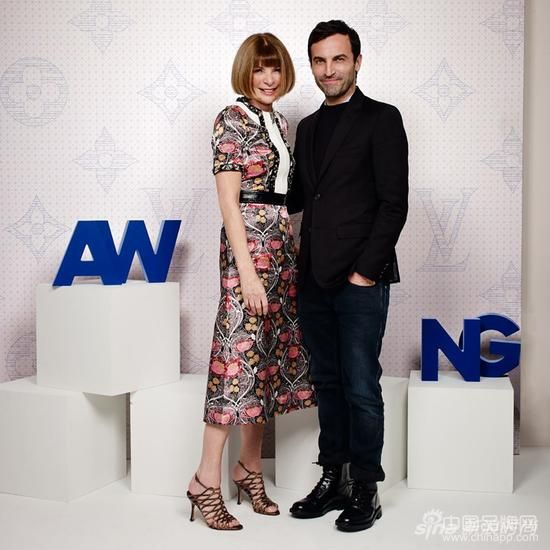 anna wintour与lv现任设计师nicolasghesquiere