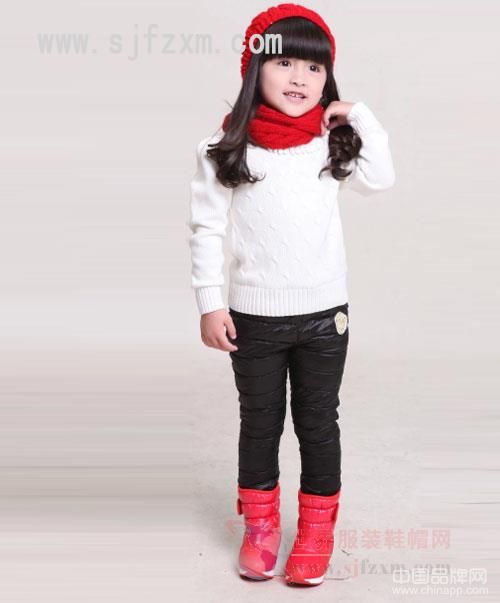韩版防水防滑保暖儿童雪地靴 让您的公主更完美