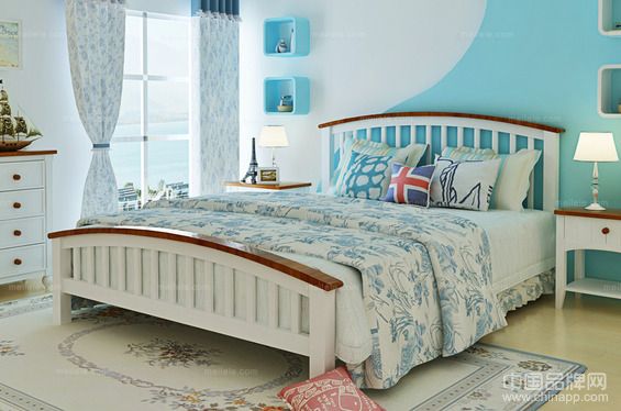 自然乐享 1.2米美国进口白杨木儿童床 床板条床