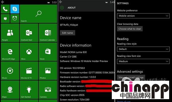 Win10手机系统新版曝光：流畅度表现优异3