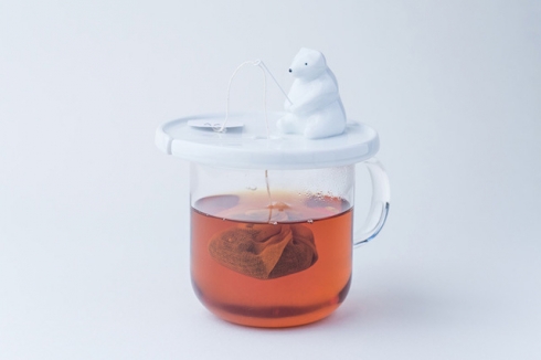 北极熊钓茶包杯盖4