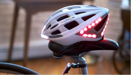 Lumos智能自行车头盔：一刹车就亮灯1