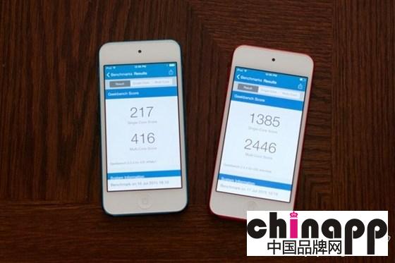 iPod touch6/iPhone6性能测试对比1