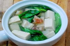 青菜豆腐汤的做法Ⅱ