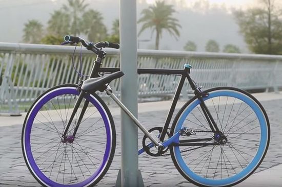智利发明家推出世界首款“偷不走”自行车1