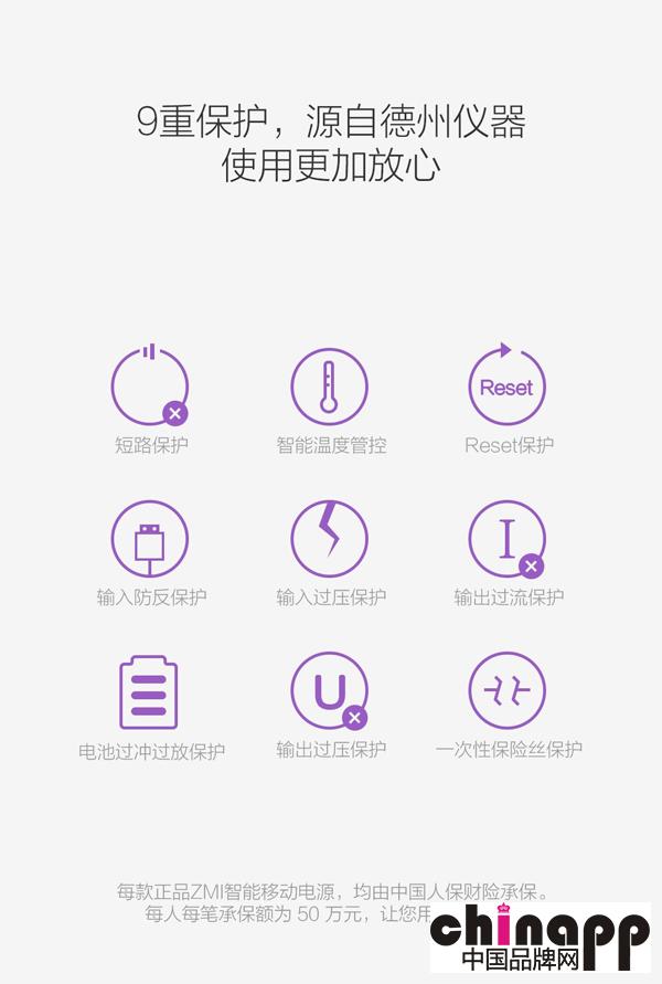 手机App看电量 ZIM智能移动电源9