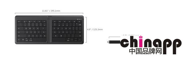 平板变Surface 微软发售无线折叠键盘2