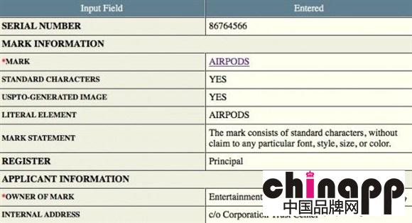 苹果注册全新“AirPods” 或二代无线耳机1