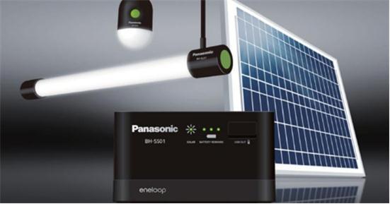 松下Eneloop太阳能电池板可给手机和平板充电1