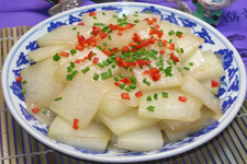 虾皮清炒冬瓜的做法