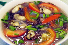 海蛎子汤：海蛎粉丝汤