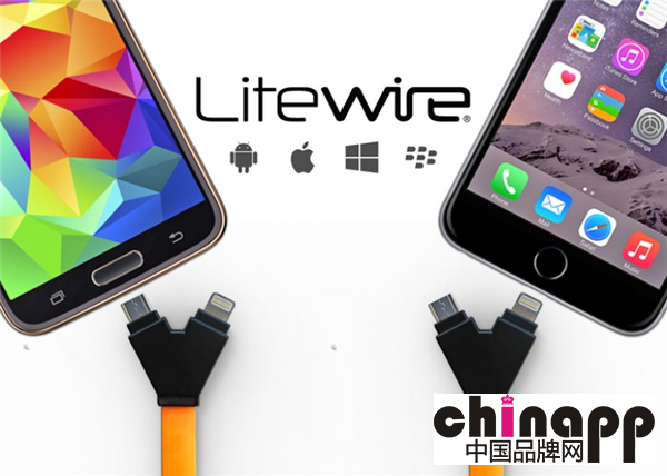 LiteWire四平台双接口通用数据线 从此找到USB就充电2