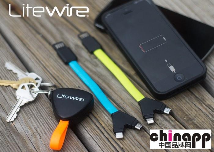 LiteWire四平台双接口通用数据线 从此找到USB就充电1