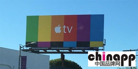 不愧是亲儿子！Apple TV彩虹广告牌席卷全美1