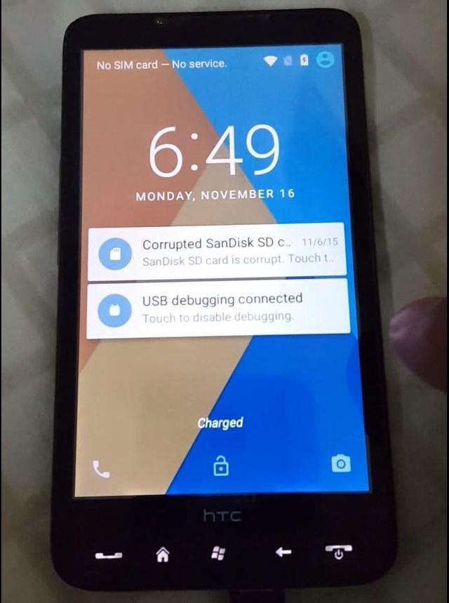 神机再发威！6年前的HTC HD2刷上安卓6.01