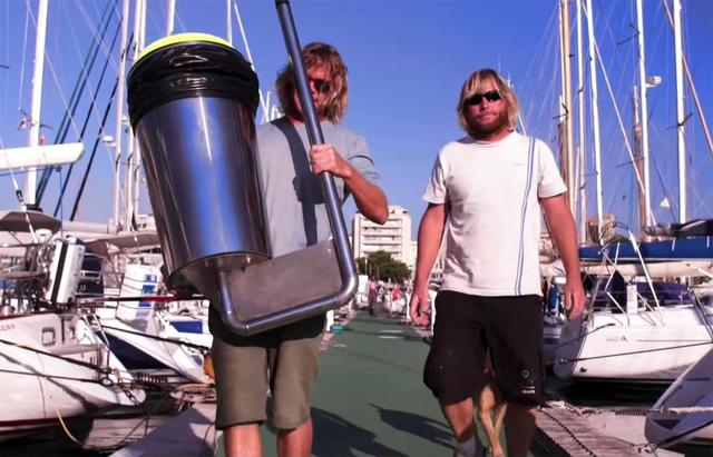 能够收集漂浮垃圾的自动海洋垃圾桶1