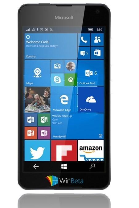 5寸屏微软Lumia650真机曝光 支持无线充电2