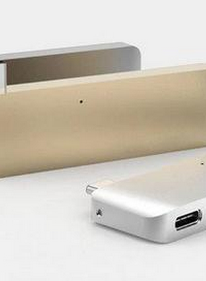 专为MacBook设计 USB-C接口5合1分线器