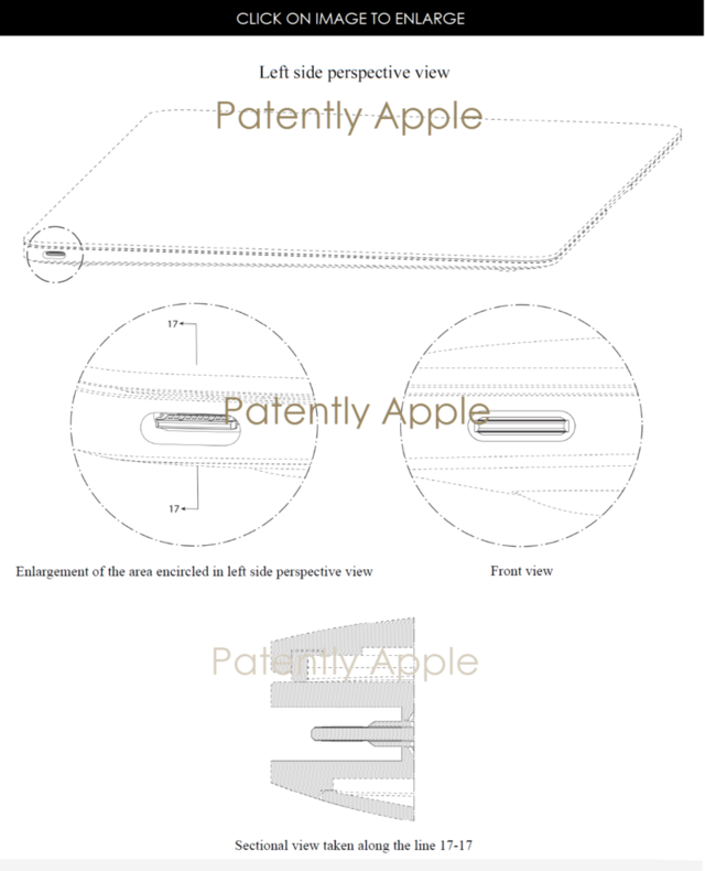 苹果Macbook新增四项USB-C接口专利2