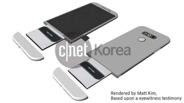 LG G5或将配备特殊插槽 能够快速更换电池2