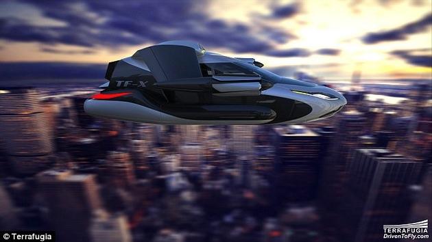 未来坐它上下班！飞行汽车TF-X概念设计曝光1