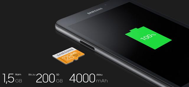 2016款Galaxy Tab A亮相三星官网 1200元起售3
