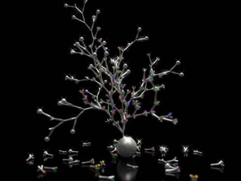 模拟大树发新芽：创意设计的磁性玩具3