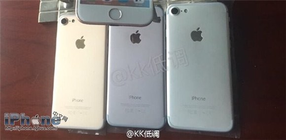iPhone 7四色真机照曝光：摄像头尺寸比iPhone 6s更大2