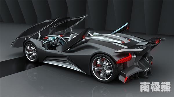 奥迪最新概念车曝光：核动力+3D打印合金车身！4