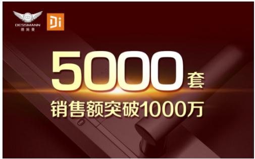 小嘀指纹锁热销30天，再创行业新纪录！增加5000新用户！1