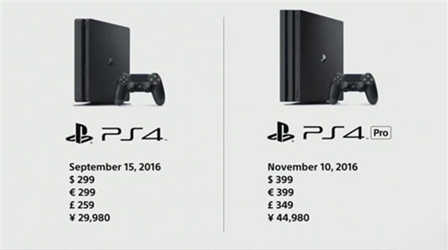 索尼PS4 PRO对比PS4 升级不少性能更出色1