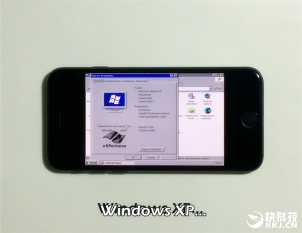 大神让iPhone 7运行Windows XP：这流畅度醉了9