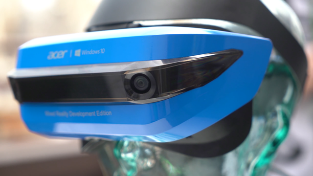 宏碁混合现实头盔试玩 当VR头盔用感觉很不错1